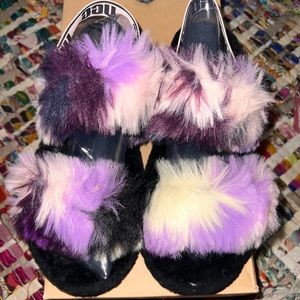 NEW UGG WOMENS. SLIDES TIE DYE MAGNOLIA S/N 1119821. # Slipper Sandal.